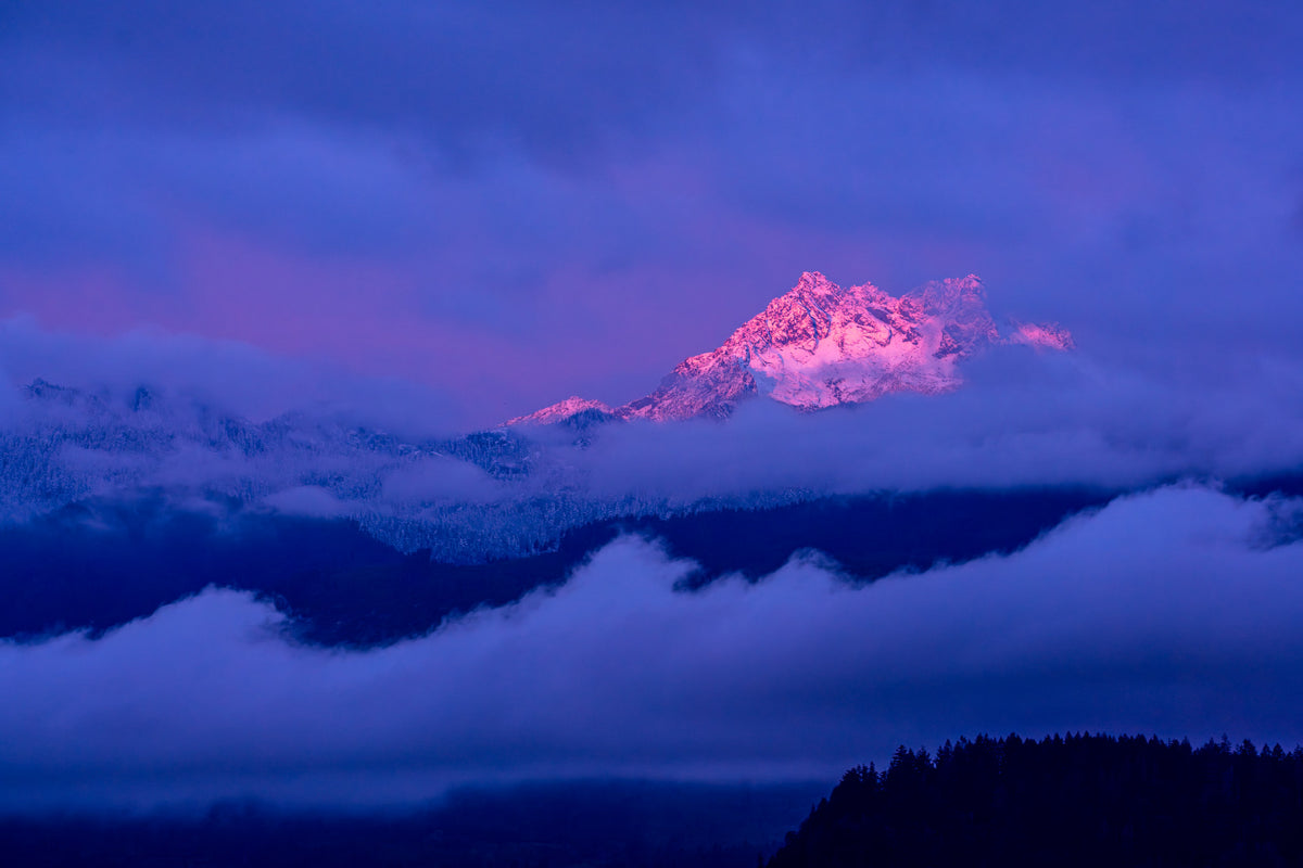 The Brothers Pink Olympic Sunrise - Acrylic Print