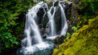 Mount Rainier Paradise Creek Falls - Metal Print